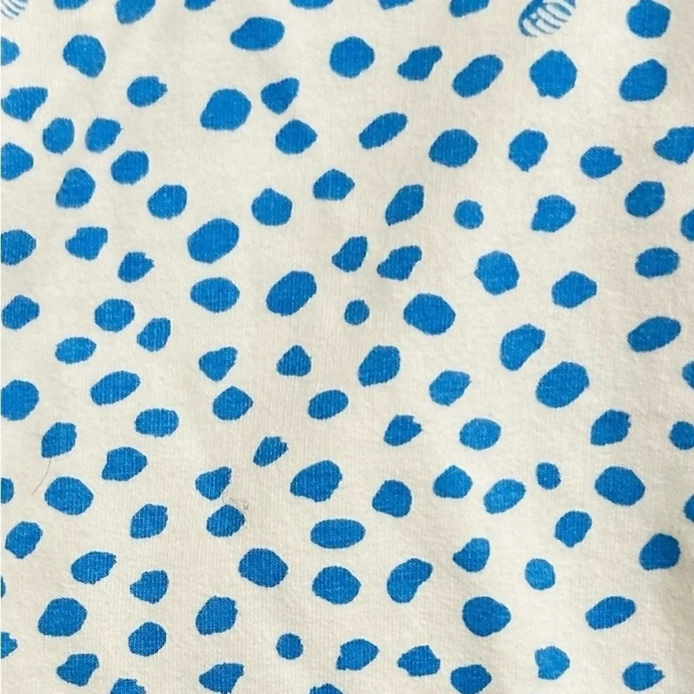 Lilly Pultizer turquoise blue Polka Dot Hooded zip-up coverup Dress girls small